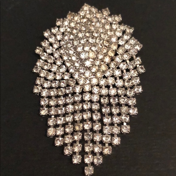 VINTAGE RHINESTONE BROACH - Picture 6 of 8